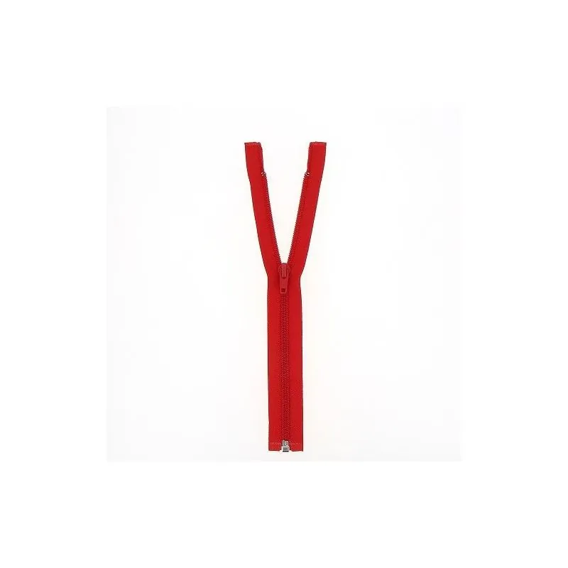 Fermeture éclair rouge - n°6 séparable 60 cm Fermeture éclair rouge - n°6 séparable 60 cm