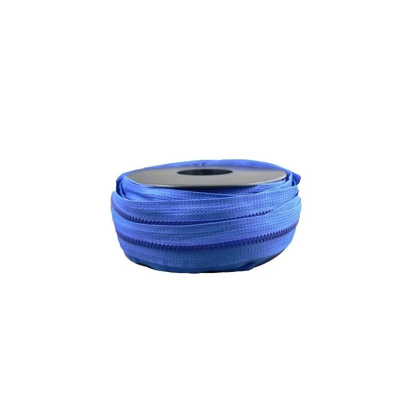 Fermeture éclair bleu Bobine 25 m chaine injectée n°5 sans curseur Fermeture éclair bleu Bobine 25 m chaine injectée n°5 sans curseur