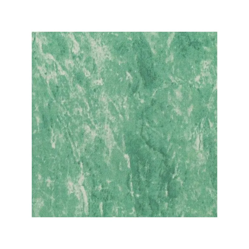 Coton patchwork marbré vert amande