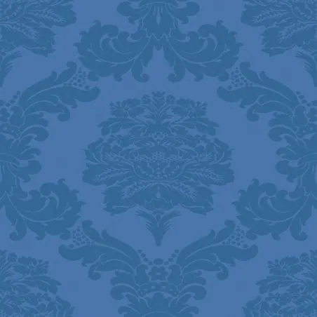 Tissu Damasco de couleur bleu