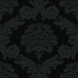 Tissu Damasco de couleur noir