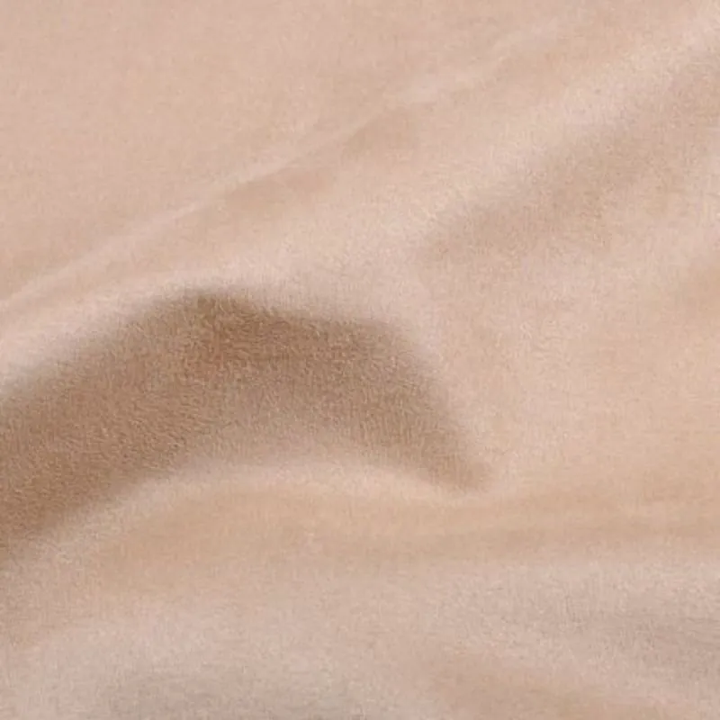 Tissu suedine fjord blanc sable