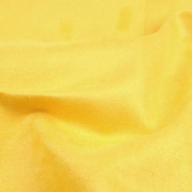 Tissu suedine fjord jaune soleil