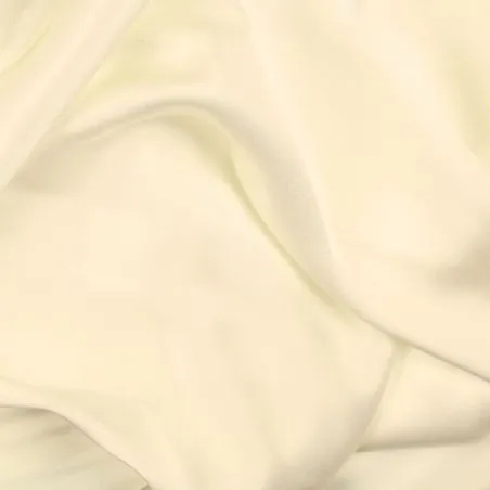 Tissu Crêpe envers-satin de couleur écru Tissu Crêpe envers-satin de couleur écru
