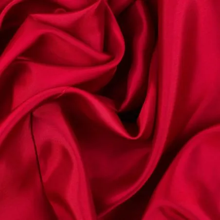 Doublure acétate unie de couleur rouge foncer