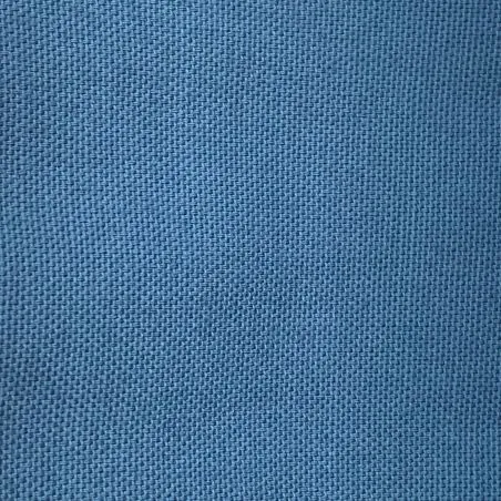 Tissu RICHMOND - bleu PETROLE 1/2 PANAMA - COTON