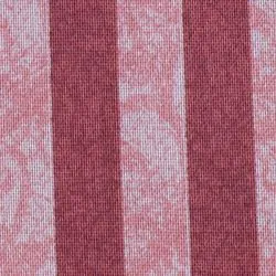 Coton patchwork rayures fraise et rose clair zoom