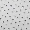 Tissu coton gris clair imprimé cerf-volant Tissu coton gris clair imprimé cerf-volant