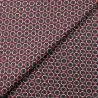 Tissu coton bordeaux imprimé géométrique Tissu coton bordeaux imprimé géométrique