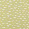 Tissu coton jaune imprimés nuage