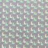 Tissu coton violet imprimés lama Tissu coton violet imprimés lama
