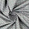Tissu coton violet imprimés lama