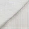 Tissu poly-coton blanc à carreaux nude Tissu poly-coton blanc à carreaux nude
