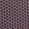 Tissu coton violet imprimé géométrique