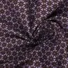 Tissu coton violet imprimé géométrique Tissu coton violet imprimé géométrique