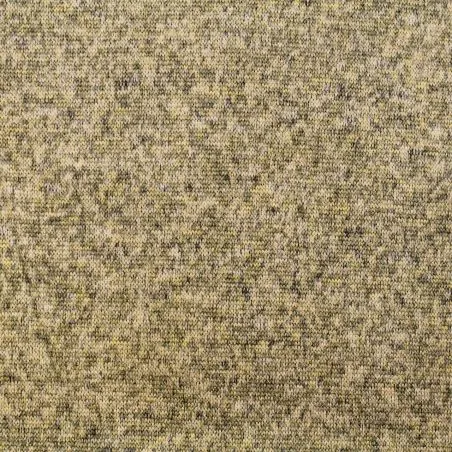 Tissu jersey polyester chiné moutarde Tissu jersey polyester chiné moutarde