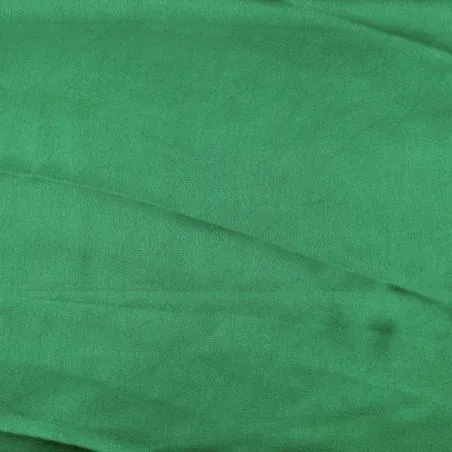 Tissus satin polyester vert bouteille - Toucher soie