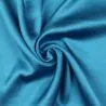 Tissus satin polyester bleu - Toucher soie
