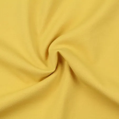 Tissus crêpe de polyester uni jaune Tissus crêpe de polyester uni jaune