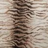 Tissus couture polyester beige imprimé tigre Tissus couture polyester beige imprimé tigre