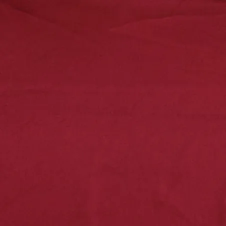 Tissus satin polyester rouge carmin - Toucher soie
