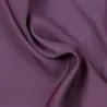 Tissus crêpe de polyester violet double gris souris