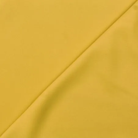Tissu mousseline de polyester jaune