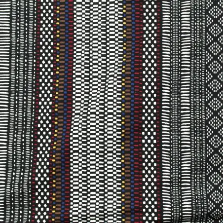Tissu jersey imprimé géométrique Tissu jersey imprimé géométrique