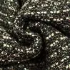Tissus tweed blanc, rouge et noir Tissus tweed blanc, rouge et noir