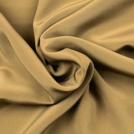 Tissu Crêpe de soie uni de couleur beige Tissu Crêpe de soie uni de couleur beige
