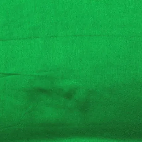 Tissus satin polyester vert - Toucher soie Tissus satin polyester vert - Toucher soie