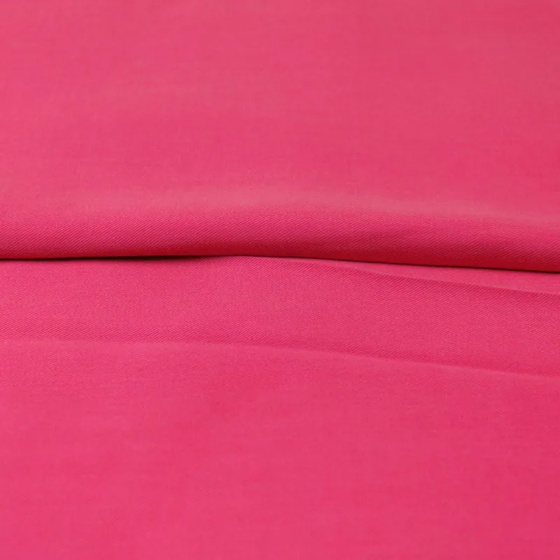 Tissu tencel au mètre rose fushia