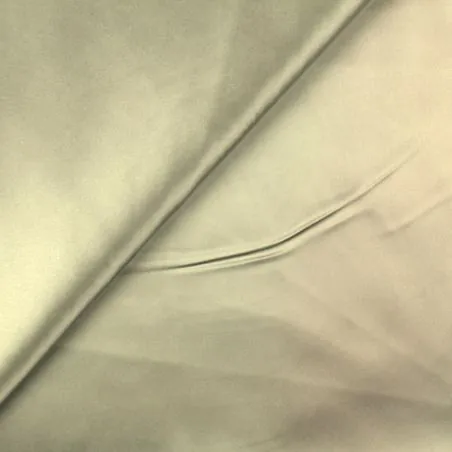 Tissus satin polyester gris perle Tissus satin polyester gris perle