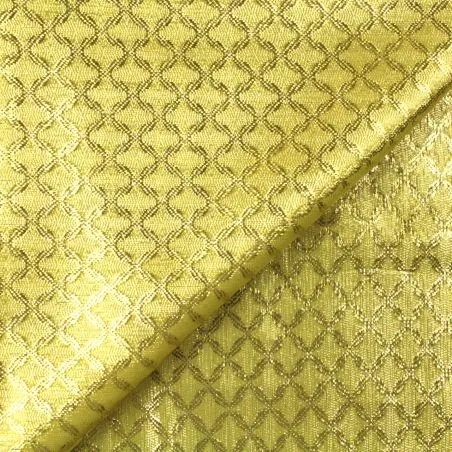 Tissus Tlija satin brillant imprimé géométrique Tissus Tlija satin brillant imprimé géométrique