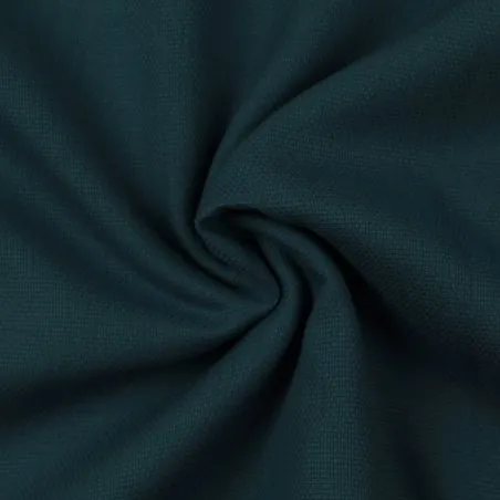 Tissu coton uni de couleur bleu paon Tissu coton uni de couleur bleu paon