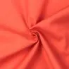 Tissu coton satiné uni de couleur corail Tissu coton satiné uni de couleur corail