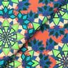 Tissu coton multicolore imprimé géométrique Tissu coton multicolore imprimé géométrique