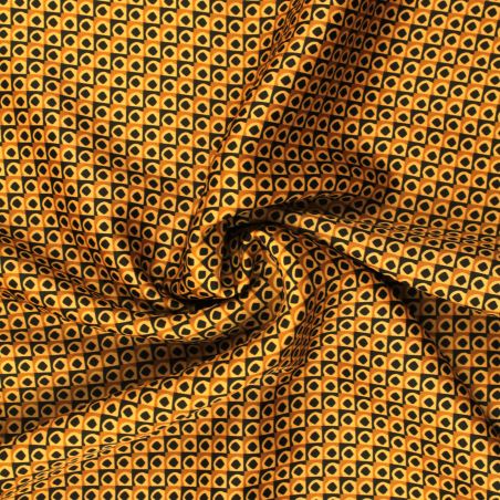 Tissus satin imprimé géométrique Tissus satin imprimé géométrique