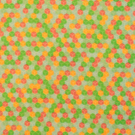 Tissu coton imprimé géométrique Tissu coton imprimé géométrique