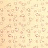 Tissu en coton rose imprimé étoiles et canards Tissu en coton rose imprimé étoiles et canards