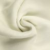 Tissu crêpe polyester satiné fluide de polyester uni blanc froissé - Toucher soie Tissu crêpe polyester satiné fluide de polyester uni blanc froissé - Toucher soie