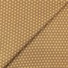 Tissu de coton marron à motif japonais géométrique Tissu de coton marron à motif japonais géométrique