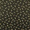 Tissu coton noir imprimé papillons Tissu coton noir imprimé papillons