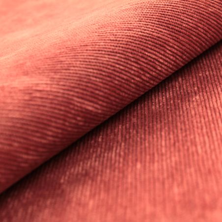 Tissu velours milleraie uni de couleur rose pâle Tissu velours milleraie uni de couleur rose pâle