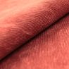 Tissu velours milleraie uni de couleur rose pâle Tissu velours milleraie uni de couleur rose pâle
