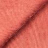 Tissu velours milleraie uni de couleur rose pâle Tissu velours milleraie uni de couleur rose pâle