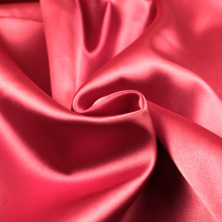 Tissus de satin uni rose Tissus de satin uni rose