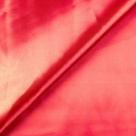 Tissus satin polyester rose perle Tissus satin polyester rose perle