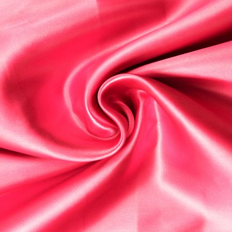Tissus satin polyester rose perle Tissus satin polyester rose perle