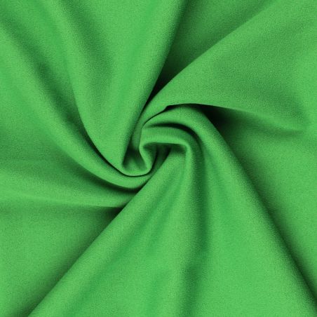 Tissus crêpe vert uni Tissus crêpe vert uni
